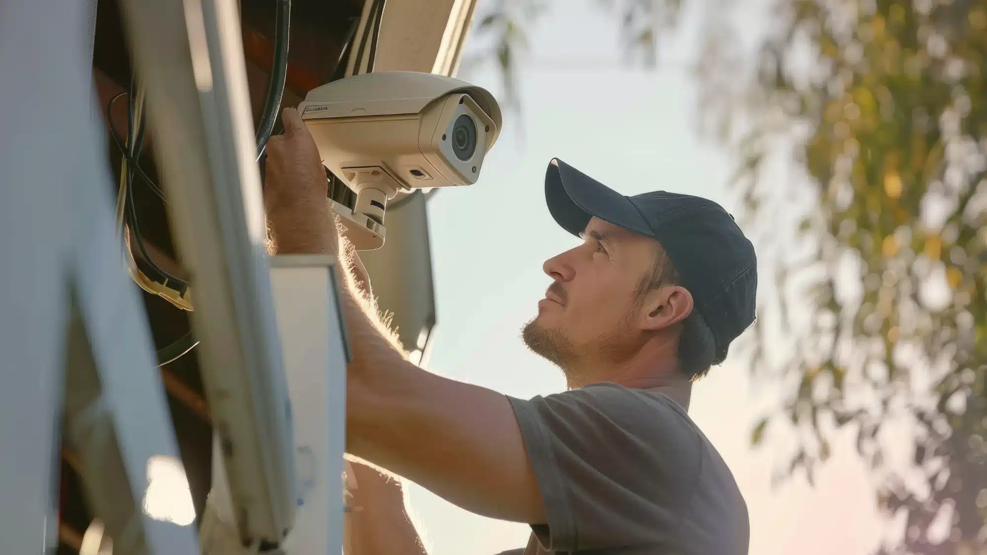 An Intrusion Detection System Explained and Why It Is Essential for Security Professional installing security camera for intrusion detection system