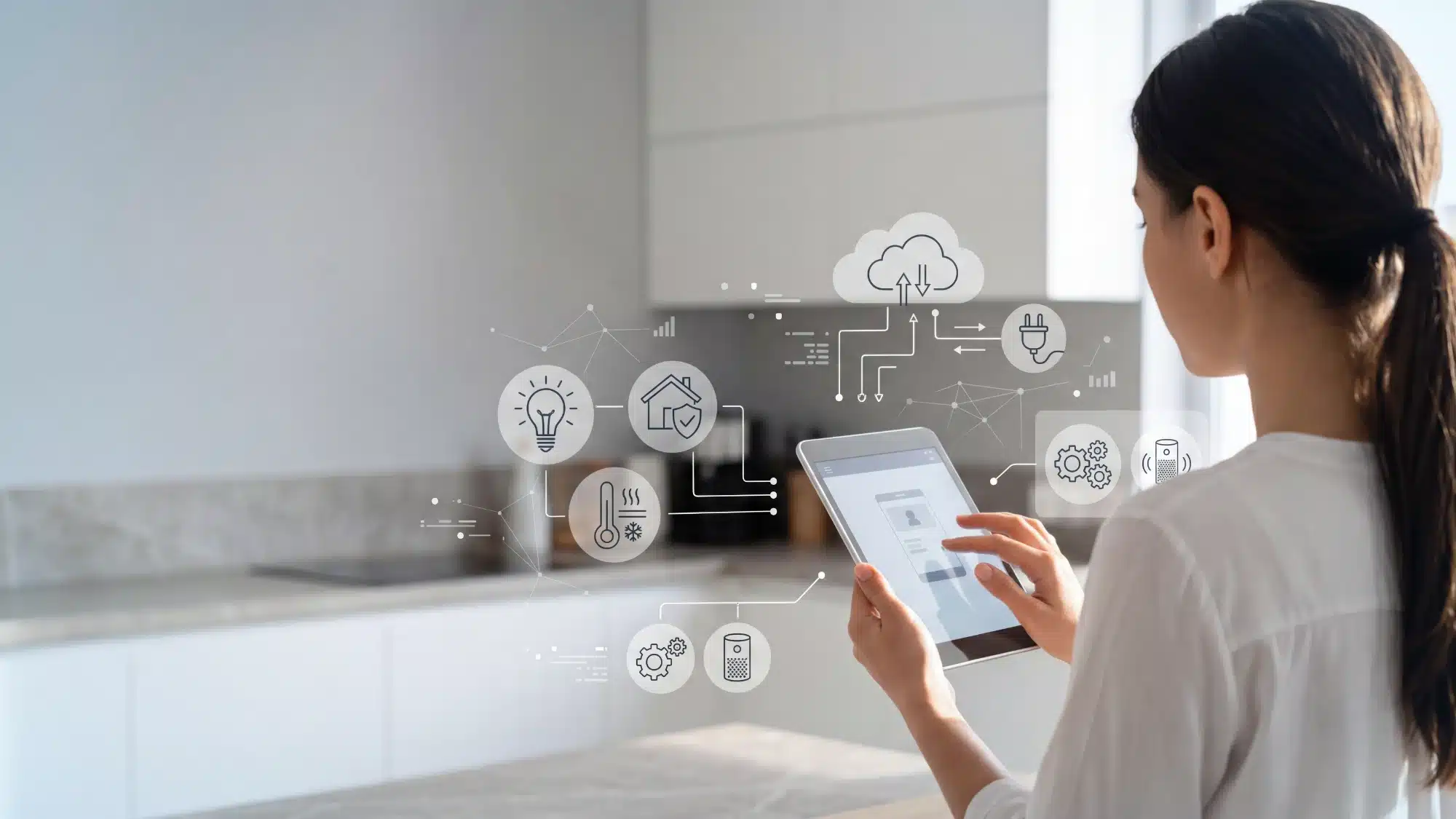 Home automation systems in Mystic CT including smart lighting, security systems, residential AV, networking, and integrated electrical solutions for modern homes
