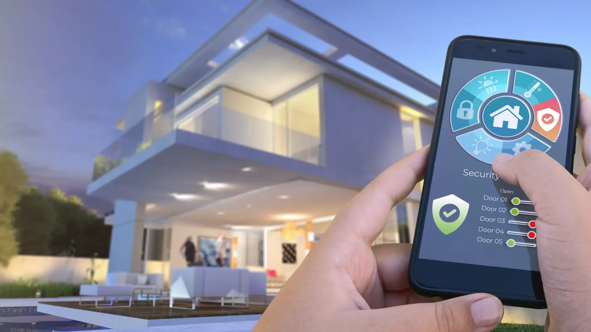 Home security systems in Bridgewater CT featuring smart alarms, surveillance cameras, motion sensors, and monitored protection for residential properties